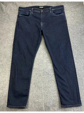 Revtown Straight Leg Jeans Mens 40x32 Dark Blue Decade Denim Mid Rise Stretch